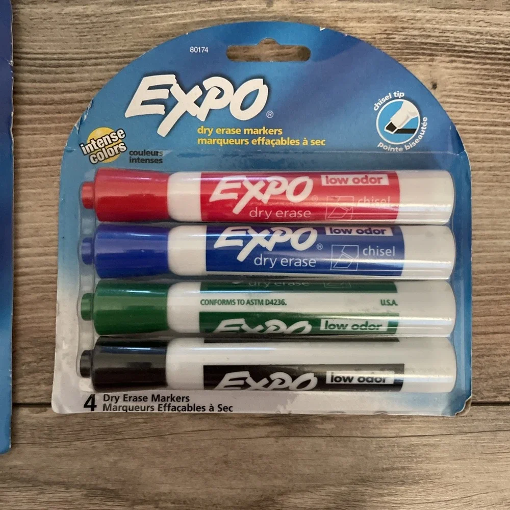 Expo Dry Erase Markers - 1 Pack of (12)--1 Pack of (4)